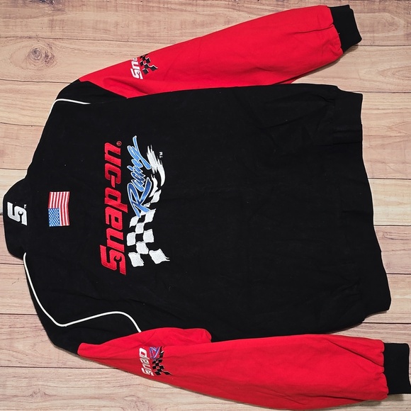 Choko Motorsports Authentic Apparel Snap On Tool Black & Red Men's Jacket XL - Picture 8 of 15